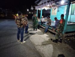 Koramil 1406-05/Majauleng Gelar Patroli Gabungan Jaga Stabilitas dan Keamanan Wilayah Wajo