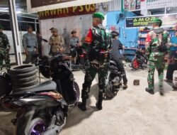 Koramil Tanasitolo Gelar Patroli Terpadu Perkuat Keamanan Wilayah Kabupaten Wajo