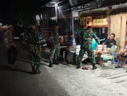 Koramil 1406-02/Tanasitolo Gelar Patroli Terpadu Jaga Stabilitas Keamanan di Wajo