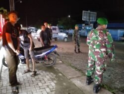Koramil 1406-05/Majauleng Perkuat Stabilitas Keamanan Wajo Lewat Patroli Bersama Elemen Masyarakat