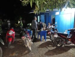 Koramil 1406-07/Takkalalla Gelar Patroli Sinergitas TNI, Linmas, dan Tokoh Masyarakat untuk Jaga Stabilitas Wilayah Wajo