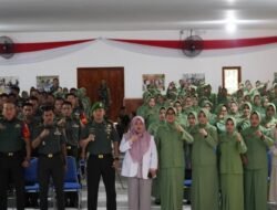 Cegah Sejak Dini, Kodim 1406/Wajo Gelar Sosialisasi Bahaya HIV/AIDS kepada Prajurit dan Persit