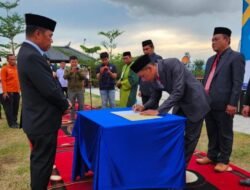 Buka Lembaran Baru, Bupati Lantik Dirut PDAM dan Dirut PT Wajo Energy Jaya di Ruang Terbuka