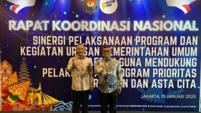 Wabup Wajo Hadiri Rakornas di Kemendagri