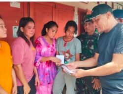 Api Hanguskan 6 Rumah Warga di Tanasitolo, Politisi Gerindra Gerak Cepat Bantu Korban