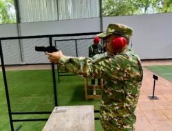 Retret PWI Latihan Menembak di Batalyon 13 Grup 1 Kopassus
