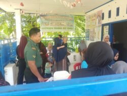 Babinsa Koramil 1406-10/Pitumpanua Laksanakan Pendampingan Posyandu