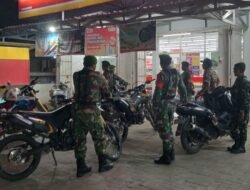 Ciptakan Rasa Aman, Koramil 1406-08/Sabbangparu Patroli Siskamling di Wilayah Wajo