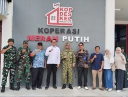 Dandim 1406/Wajo Dampingi Kunker Kementerian Koperasi RI, Tinjau Pembangunan KDKMP yang Rampung 100 Persen