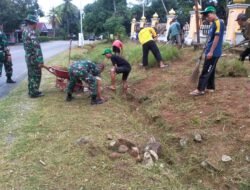 Koramil 1406-05/Majauleng Laksanakan Karya Bhakti Pembersihan Masjid Bersama Warga
