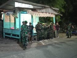 Perkuat Keamanan Lingkungan, Koramil 1406-05/Majauleng Gandeng Masyarakat Gelar Patroli