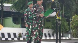 Semangat Nasionalisme Menggema, Kasdim 1406/Wajo Pimpin Upacara Bendera di Makodim