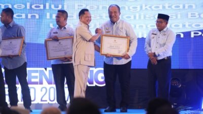Bupati Asahan Terima Penghargaan Khusus dari Mendagri di Musrenbang Provinsi