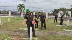 Sambut HUT ke-69 Kodam XIV/Hasanuddin, Kodim 1406/Wajo Gelar Ziarah Rombongan di TMP Empagae
