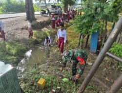Koramil 1406-06/Pammana Laksanakan Karya Bhakti Bersama Siswa SD 255 Pammana