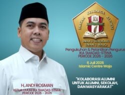 IKA SMADAS–STIWA Akan Dikukuhkan 6 Juli, Andi Rosman Siapkan Konsolidasi 40 Angkatan