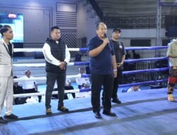Bupati Asahan Hadiri Asahan Fight Series 3 Peringati HUT Bhayangkara ke-80