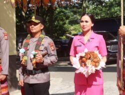 Sambut Kapolres Baru, Polres Wajo Gelar Tradisi Penyambutan dengan Tari Padduppa