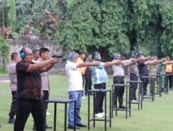 Polres Asahan Gelar Lomba Menembak, Unsur Forkopimda Turut Ambil Bagian Peringati HUT Bhayangkara ke-80