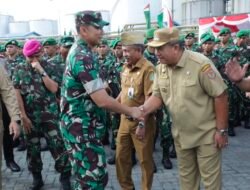 Momen Haru Penyambutan Satgas Pamtas Yonif 126/KC Kembali Bertugas di Asahan