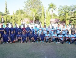 Sambut Hut RI ke 81, Panitia Gelar Pertandingan Sepak Bola Antar Instansi
