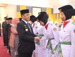 Kukuhkan Paskibraka, Bupati Wajo : Ini Adalah Tugas Mulia