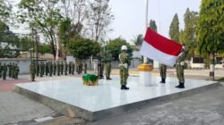 Dandim 1406/Wajo Pimpin Upacara Bendera, Teguhkan Disiplin Prajurit