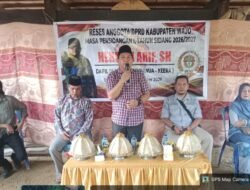 Didampingi Orang Tua di Kampung Halaman, Ketua Komisi II DPRD Wajo Herman Arif Serap Aspirasi Warga Padangloang